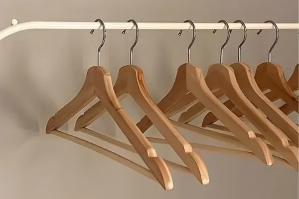 Premium Notched Wooden Hangers